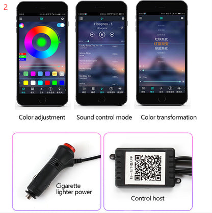 Car Fiber Optic Ambient Light Modified Car