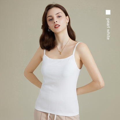 Ladies Belt Chest Pad Inner Wear Korean Slim Top