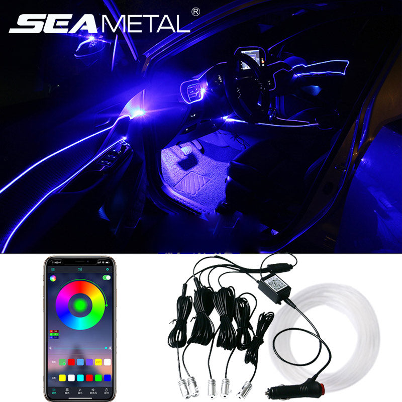 Car Fiber Optic Ambient Light Modified Car