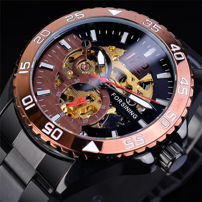 European And American Style Men'S Fashion Casual Hollow Watch
