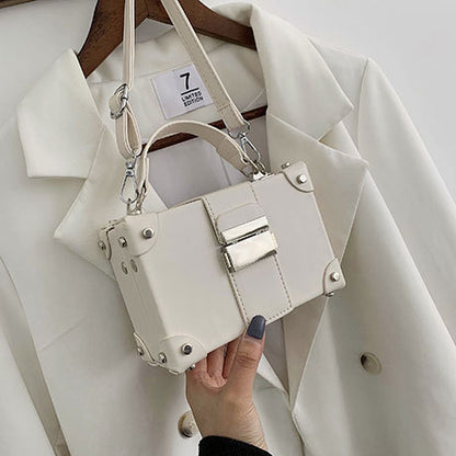 Shoulder Bag Fashion Rivet Leisure Box Bag