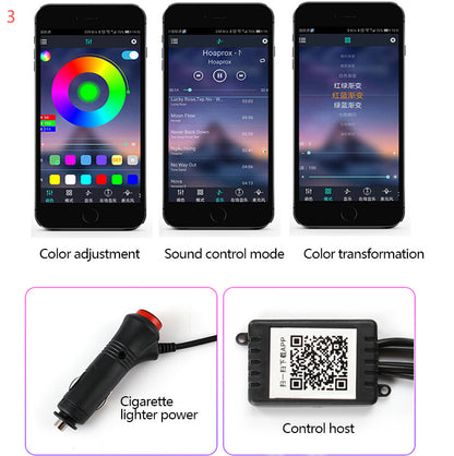 Car Fiber Optic Ambient Light Modified Car