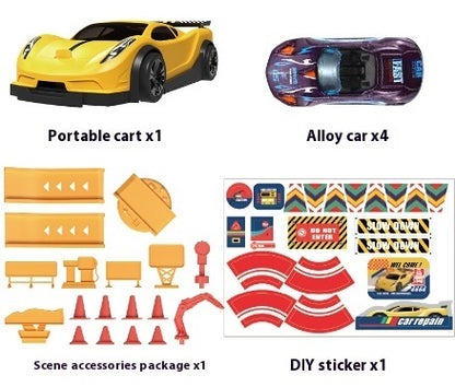 Metal Car Large Deformation Storage Portable Toy