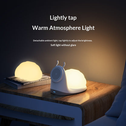Snail Night Light Magnetic Wireless Charger