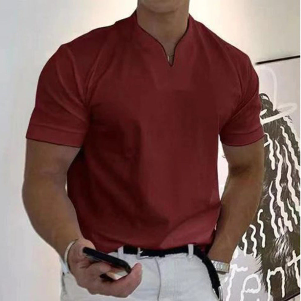 Summer Short Sleeve Shirt Men