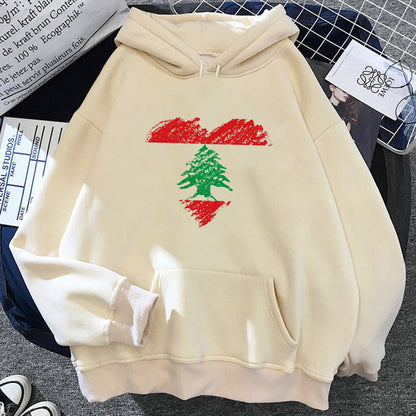 Lebanon Hoodie Clothes For Teens Soft Fabric