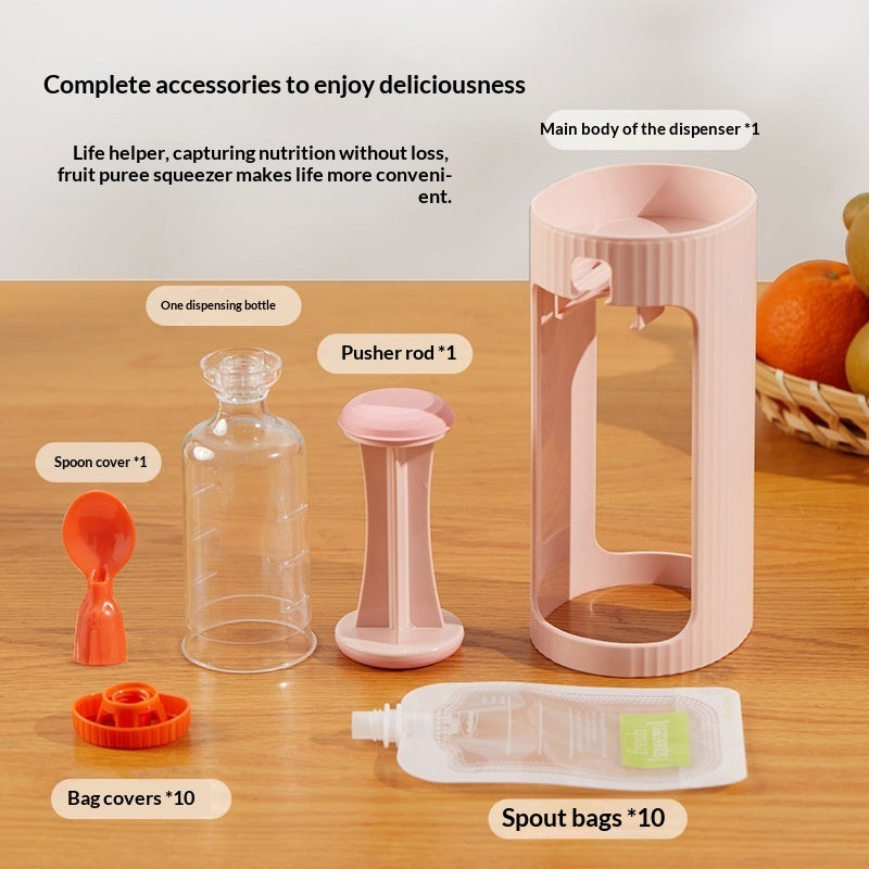 Household Kitchen Baby Food Maker And Fruit Puree Press For Storage