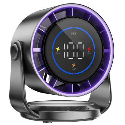 Charging Digital Display High-speed Desktop Air Circulation Fan