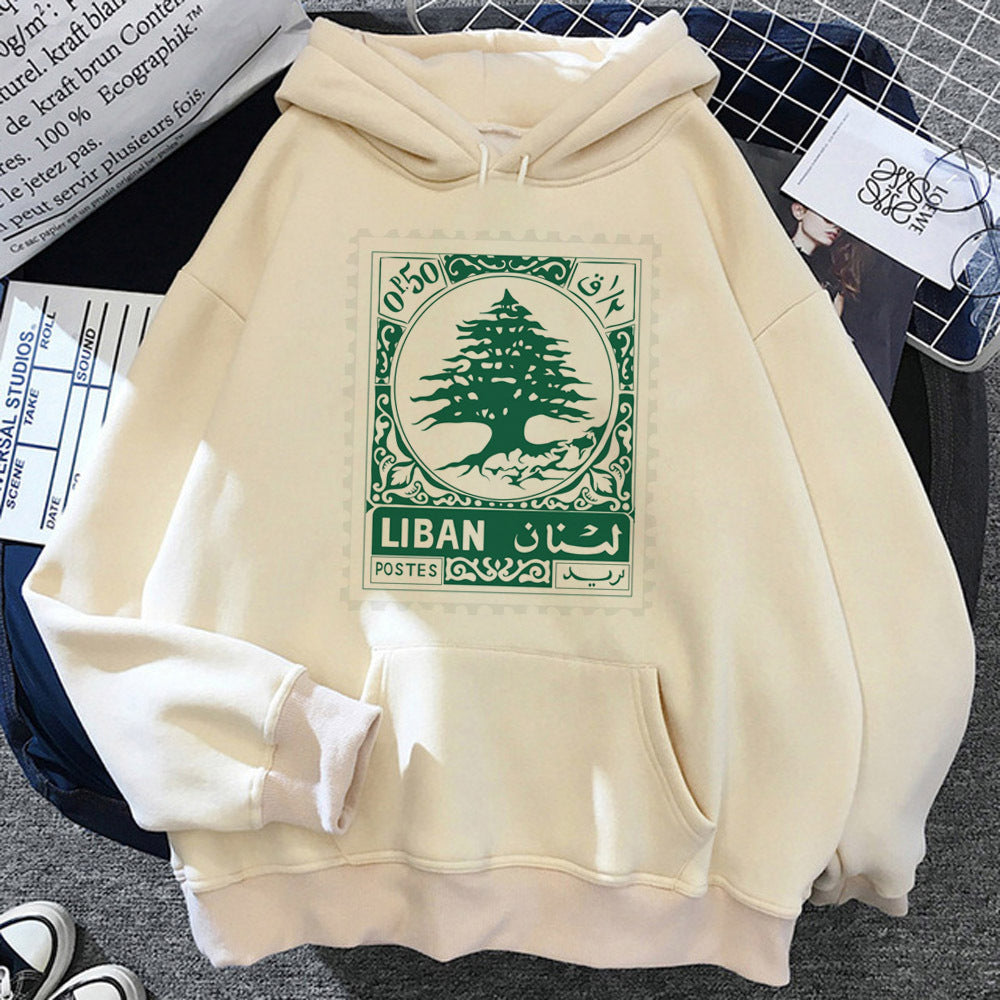 Lebanon Hoodie Clothes For Teens Soft Fabric