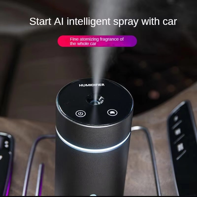 Portable Car Air Humidifier Aluminium Essential Oil Diffuser