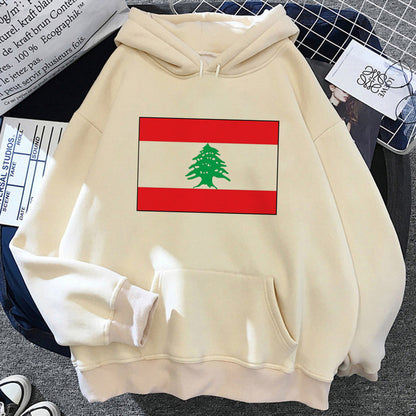Lebanon Hoodie Clothes For Teens Soft Fabric